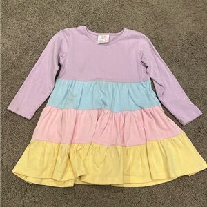 Stitchy Fish Color Block Dress